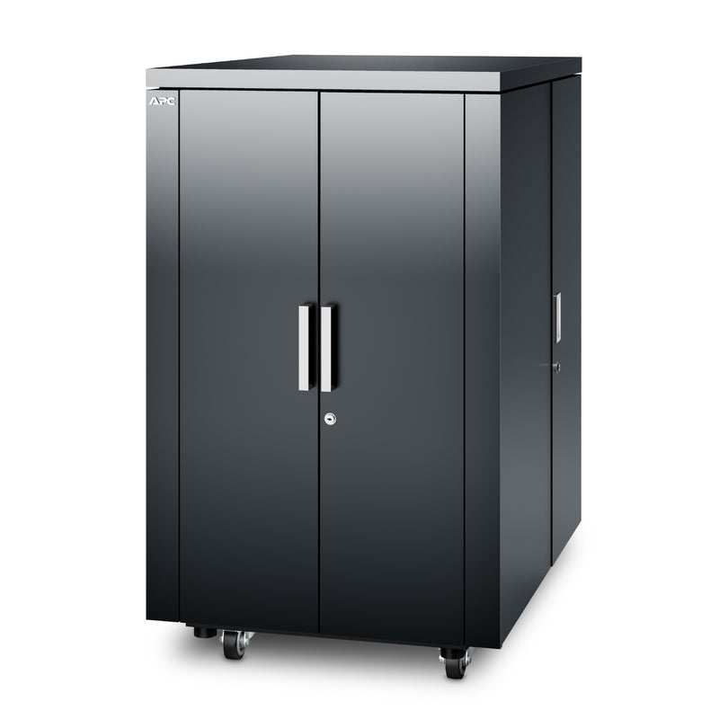 APC NetShelter CX 24U Rack Cabinet, Soundproof, 19" Width, Dark Gray