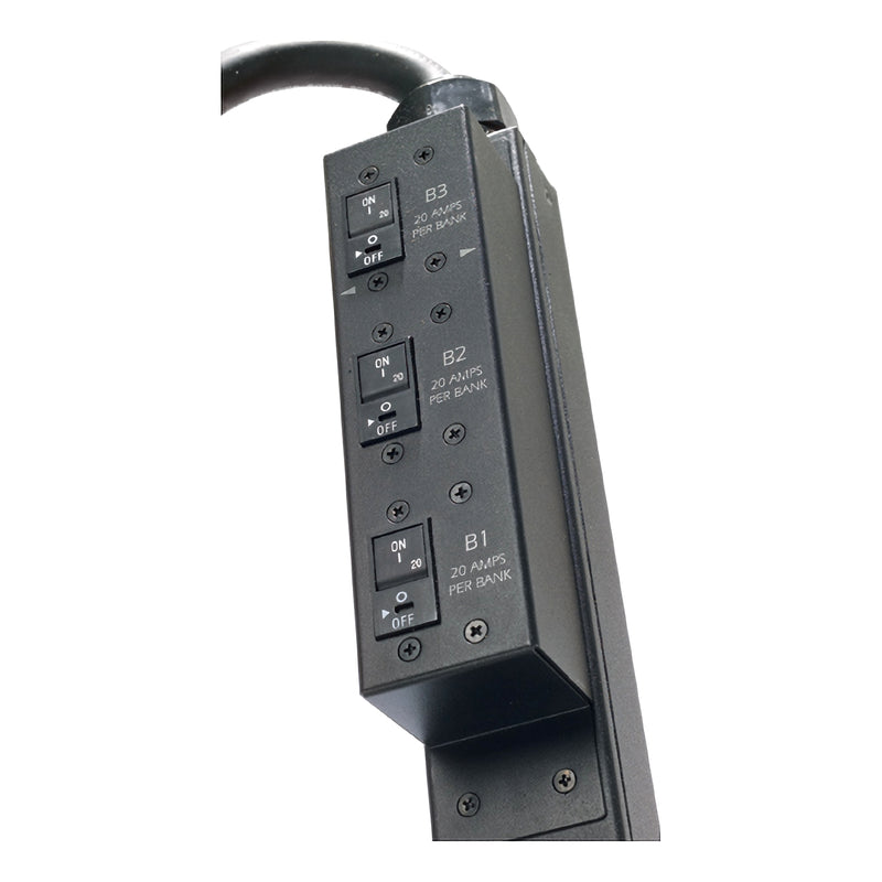 APC Rack PDU, Switched, ZeroU, 12.5kW, 208V, (21) C13 & (3) C19, 10ft Cord