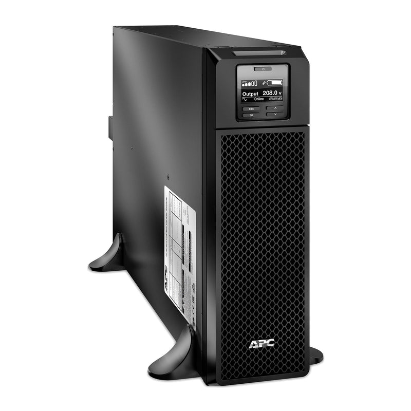 APC Smart-UPS On-Line, 5kVA, Tower, 208V, 4x C13 & 4x C19 IEC, Ext. Runtime, Network Card