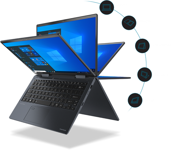 Dynabook Portege X30W-J 13.3" Convertible Laptop (Intel Core i7-1165G7, 16GB, 1TB SSD, Win10 Pro, 4-Year On-Site) - PDA11U-02Y00P