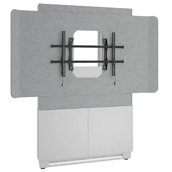Middle Atlantic Forum Floor-to-Wall Mounted Display Stand for 42-55" Screens - Model FM-DS-4875FW-AD8W Middle Atlantic