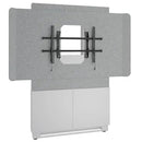 Middle Atlantic Forum Floor-to-Wall Mounted Display Stand for 55-65" Displays - FM-DS-4875FW-BD8W Middle Atlantic