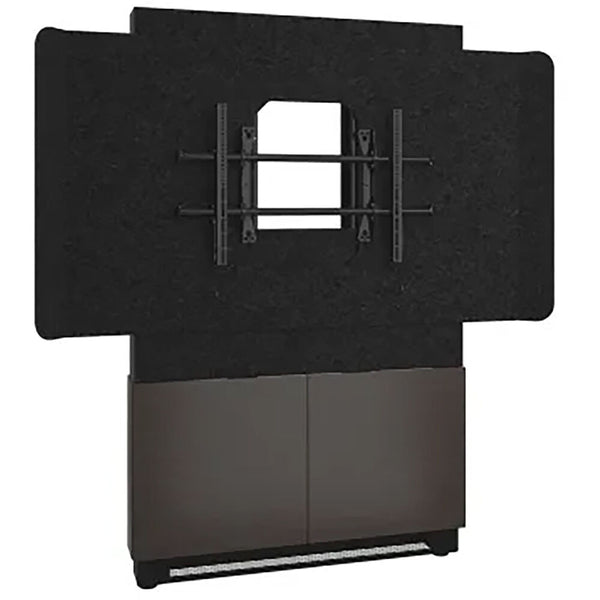 Middle Atlantic Forum Floor-to-Wall Mounted Display Stand for 65-75" Displays - Model 4875FW-CA3B FM-DS-4875FW-CA3B Middle Atlantic