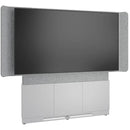 Middle Atlantic Forum Floor-to-Wall Mounted Display Stand for 80-85" Displays - FM-DS-6675FW-ED8W Middle Atlantic