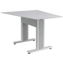 Middle Atlantic Forum 59" Angled Table - 38" Height for 3-5 People FM-TAN-0595438-D8W Middle Atlantic