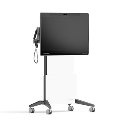 Salamander Designs FPS1/EL/CSP55/GG Electric Lift Mobile Stand for Webex Board Pro 55 – Graphite Gray