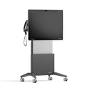 Salamander Designs FPS1/EL/CSP55/GG Electric Lift Mobile Stand for Webex Board Pro 55 – Graphite Gray