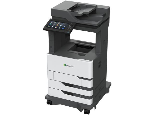 Lexmark MX822ade Monochrome Laser Multifunction Printer – 55 ppm, Duplex, OCR, 10” Touchscreen