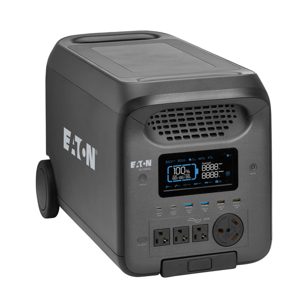 Eaton Tripp Lite GC3000L Portable Power Station – 3000W LiFePO₄ Battery, Pure Sine Wave, Expandable Runtime
