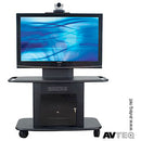 AVTEQ GMP-350M-TT1 Mobile Display Cart with 10RU Rack & Camera Mount