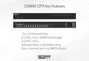 NETGEAR Insight Cloud Managed 12-Port Gigabit PoE+ Switch with 2 SFP Uplinks (GSM4212PX-100NAS)
