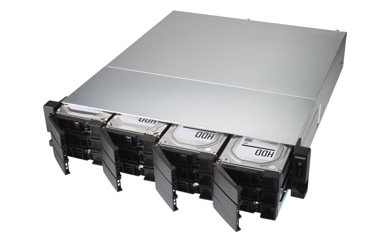 QNAP TS-H1886XU-RP-R2-D1622-32G 18-Bay 2U Rackmount ZFS-Based SAN/NAS Storage System