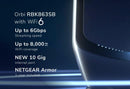 NETGEAR Orbi AX6000 Tri-Band Mesh WiFi 6 System Black Edition (RBK863SB-100NAS)