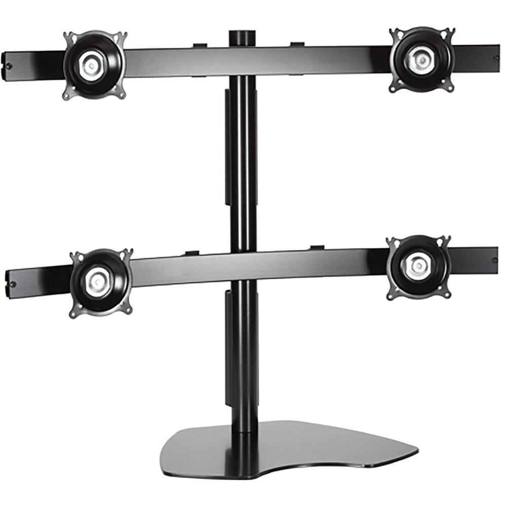 Chief KTP445B Quad Monitor Table Stand Black for 27-Inch Displays – Avendor