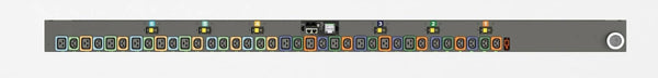 Vertiv Geist VP5N50A1 Switched rPDU, 50A 208V Delta, 36 Outlets, Vertical