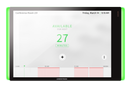 Crestron 7" Room Scheduling Touch Screen with Light Bar, Black Smooth (6511517)