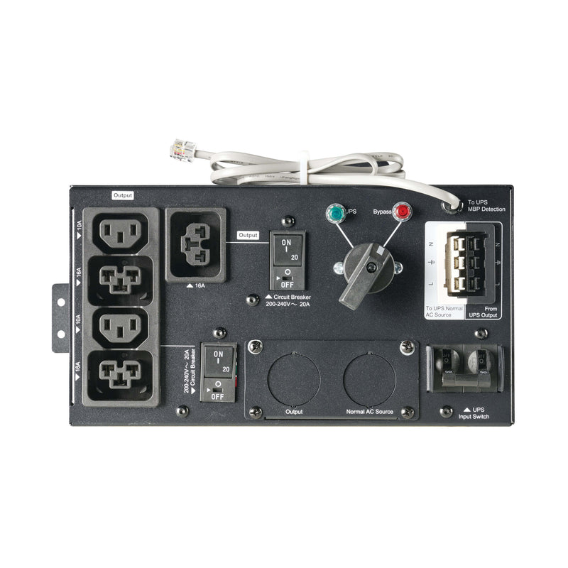Eaton MBP6KIECG2 Maintenance Bypass Panel – 6kVA, Hardwired Input, C13/C39 Outlets, 0U Rack/Tower/Wall Mount