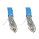 Tripp Lite Cat8 25G/40G S/FTP Bulk Ethernet Cable, 1000 ft, Blue, CMR