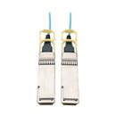 Eaton Tripp Lite QSFP28 Active Optical Cable 100GbE AOC Aqua 1m