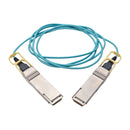 Eaton Tripp Lite QSFP28 Active Optical Cable 100GbE AOC Aqua 1m