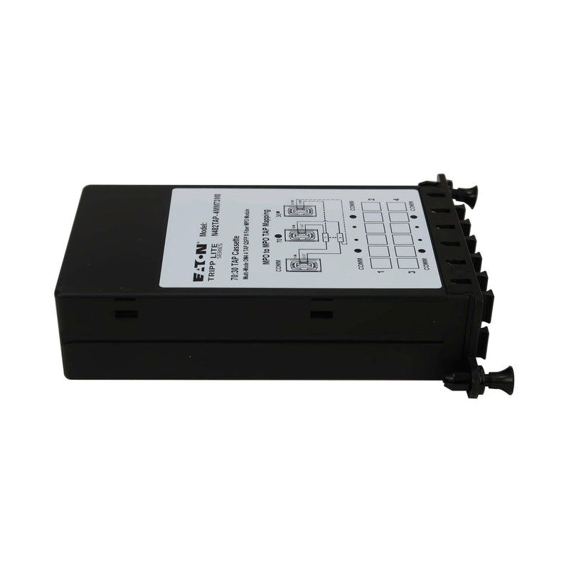 Eaton Tripp Lite N482TAP-4MM73M8 OM4 Multimode Fiber TAP Cassette, 8-Fiber MPO to MPO, 70/30 Split Ratio, 40/100/400Gbps
