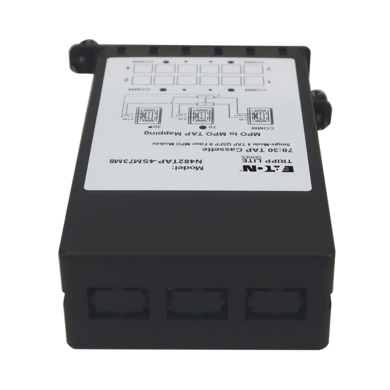 Eaton Tripp Lite N482TAP-4SM73M8 Singlemode 8-Fiber MPO TAP Cassette, 70/30 Split