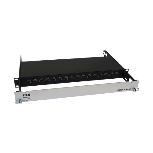 Eaton N48LSM-16X16 1U Spine-Leaf MPO Panel, 16x16 Ports, OM4 Multimode, Key-Up to Key-Up