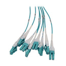 Eaton N48M-4L16L-10 Preloaded 1U Fiber Panel, 4×(8× LC Duplex) 16F OM4 Multimode, 10m