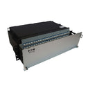 Eaton N48S-24M8L4-10 Preloaded 3U Fiber Patch Panel, 24x (12F MTP/MPO-APC to 4x LC Duplex F/F), OS2 Singlemode, 10 m