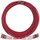 Tripp Lite OM4 Multimode MPO Fiber Cable 40/100/400G, 30m, Magenta LSZH