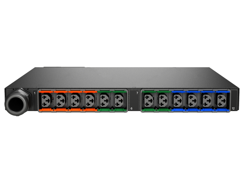 Vertiv VP7N31A2 Switched rPDU, 30A 120/208V WYE, 8.6kW, Horizontal, (12) C13/C19