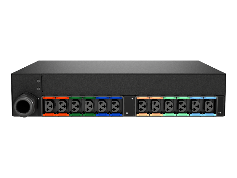 Vertiv VP6N52A0 Monitored rPDU, 50A 208V DELTA, 14.4kW, 12 C13/C19, 2U Horizontal