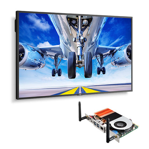 NEC P435-PC5 43" Wide Color Gamut UHD Professional Display w/ Built-In Intel PC