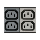 Eaton Tripp Lite 14.4kW 3-Phase Metered PDU, 208V, 50A, 0U Vertical