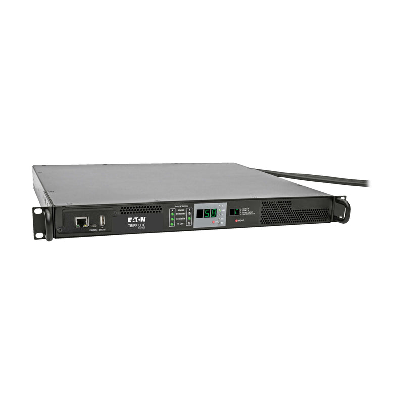 Eaton Tripp Lite 5.8kW Single-Phase Monitored Automatic Transfer Switch PDU (PDUMNH30HVAT)