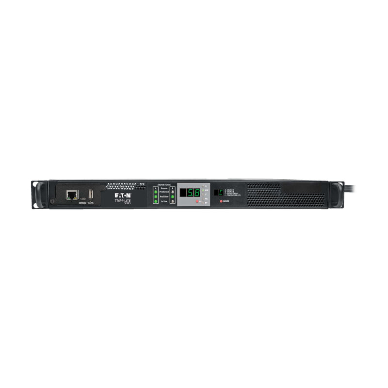 Eaton Tripp Lite 5.8kW Single-Phase Monitored Automatic Transfer Switch PDU (PDUMNH30HVAT)