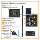 Eaton PDUMVR30NETLX 2.9kW 120V Single-Phase Switched PDU with LX Platform and 24 Controllable Outlets