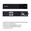 CyberPower Smart App Sinewave Rack/Tower UPS 1500VA/1500W with SNMP Remote Management Card (PR1500RT2UCN)