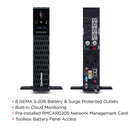 CyberPower Smart App Sinewave Rack/Tower UPS 2200VA/2200W with Network Card (PR2200RTXL2UCN)