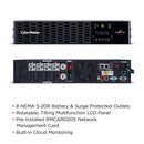 CyberPower Smart App Sinewave Rack/Tower UPS 3000VA/3000W with Network Card & Cloud Monitoring (PR3000RTXL2UCN)