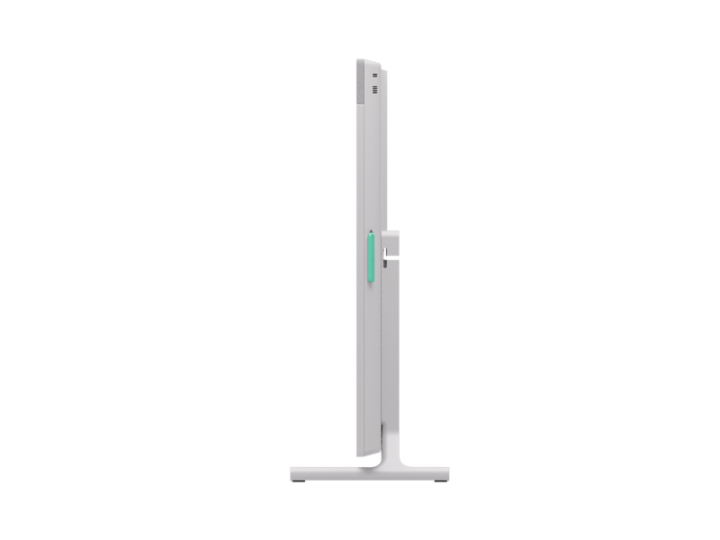 Logitech Rally Board 65 and Cart, Off-White — All-in-One 4K Touchscreen Video Conferencing System with AI Audio, Privacy Shutter, and Mobile Flexibility