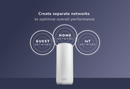 NETGEAR Orbi 870 Series Tri-Band Mesh WiFi 7 System with 21Gbps Speeds and 3-Pack Coverage (RBE873-100NAS)