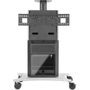 AVTEQ RPS-1000S Single Display Mobile Cart with Rack & Speaker Module