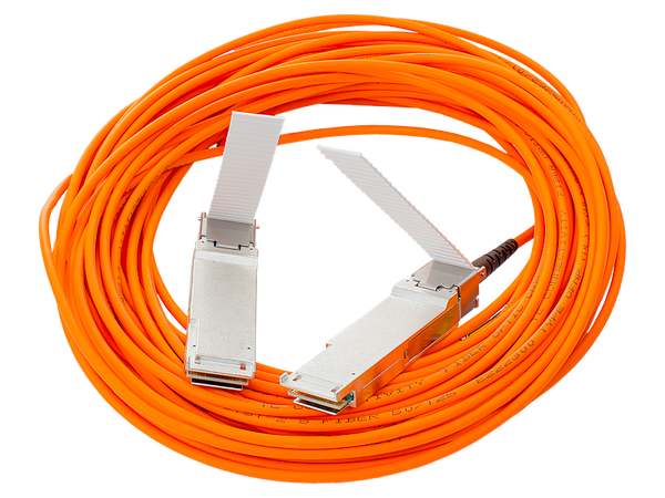 HPE BladeSystem c‑Class 40G QSFP+ to QSFP+ 15m Active Optical Cable