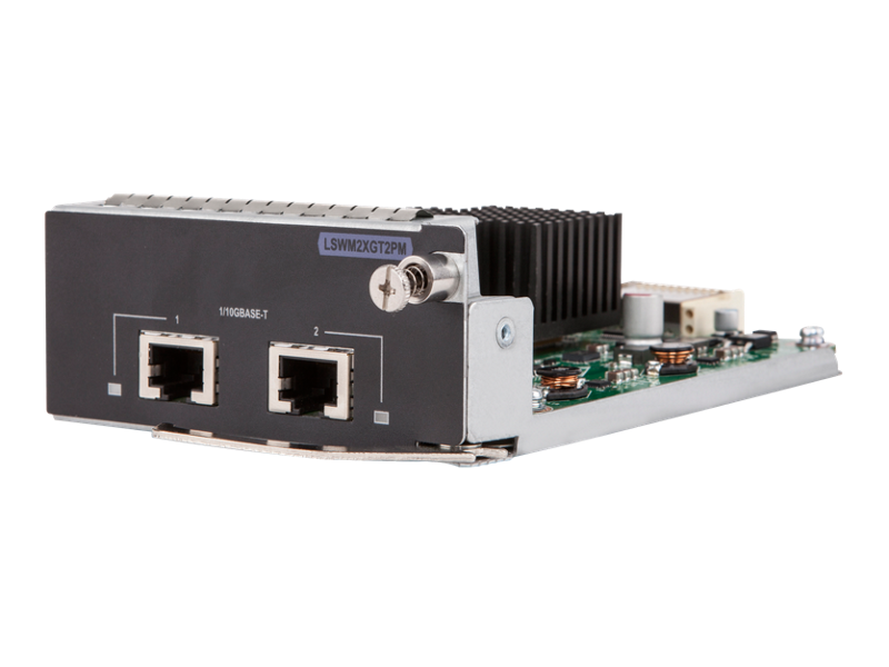 HPE Networking Comware 2-Port 10GBASE‑T MACsec Module for 5140/5520 (R9L65A)