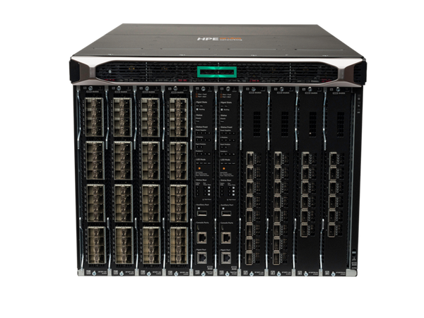 HPE Aruba Networking CX 8400 8-Slot Chassis Bundle with 3x Fan Trays, 18x Fans, Cable Manager, and X462 Rack Rail Kit (JL375A)