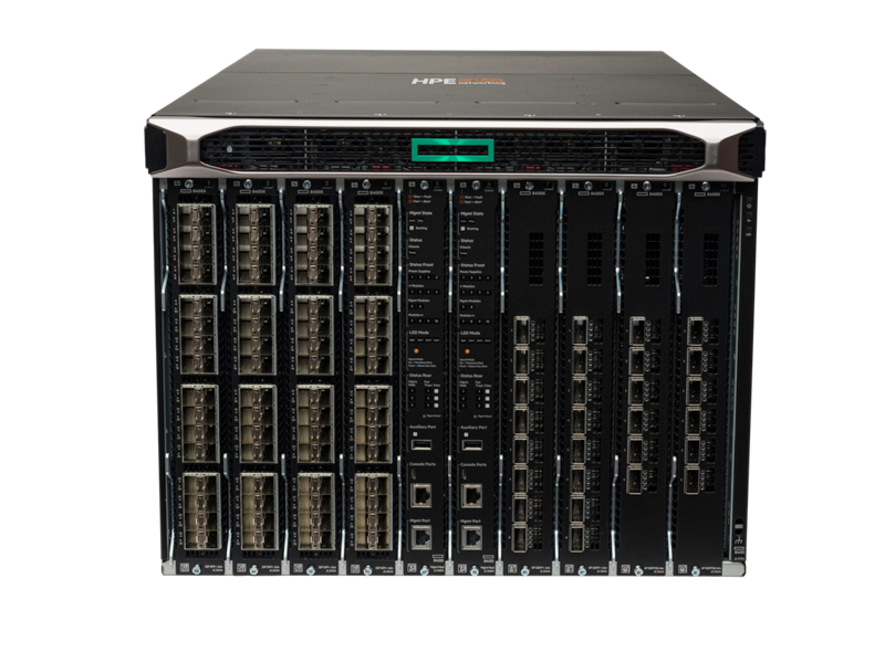 HPE Aruba Networking CX 8400 8-Slot Chassis Bundle with 3x Fan Trays, 18x Fans, Cable Manager, and X462 Rack Rail Kit (JL375A)