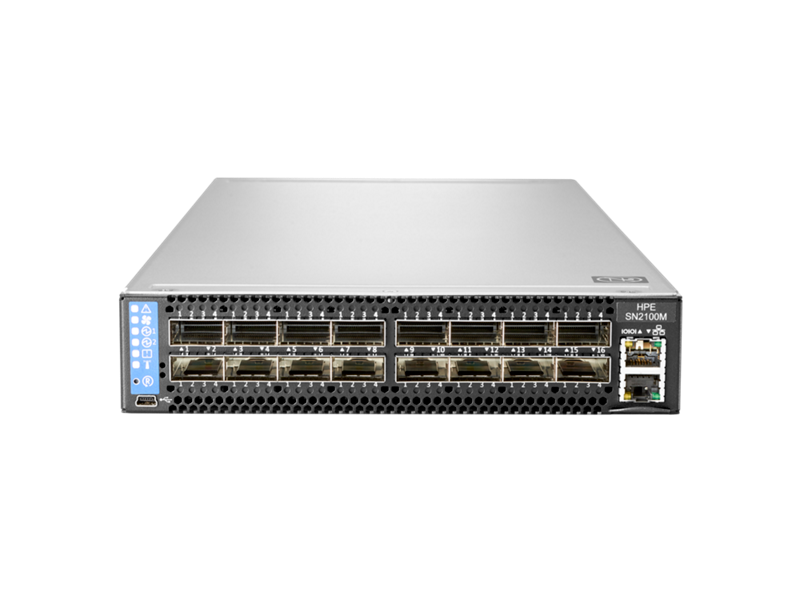 HPE 100GbE 16-Port QSFP28 SN2100M Switch with NVIDIA Cumulus (S2T76A)