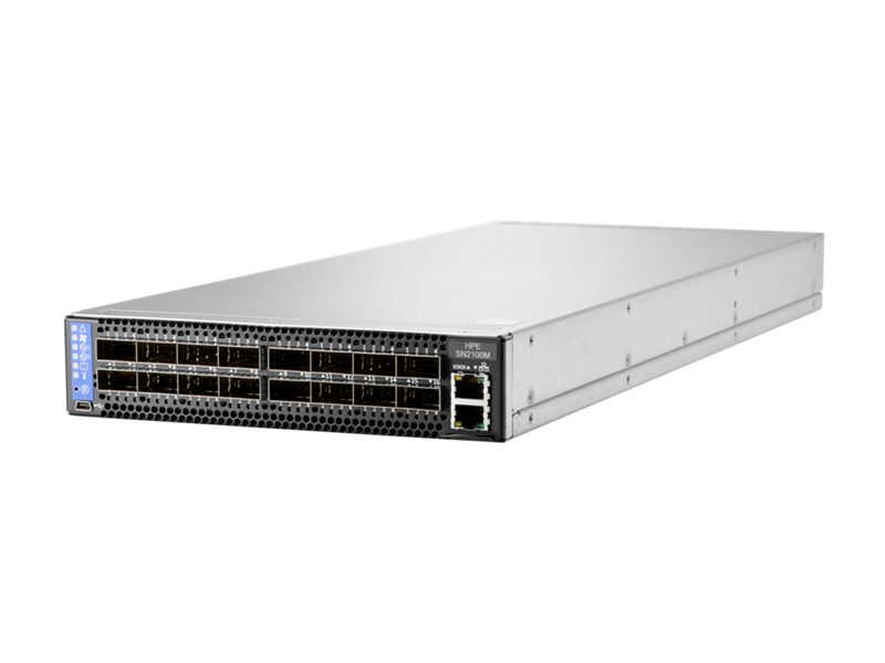 HPE 100GbE 16-Port QSFP28 SN2100M Switch with NVIDIA Cumulus (S2T76A)
