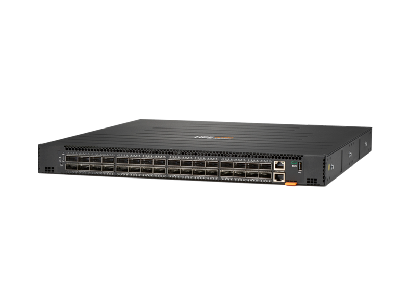 HPE Aruba Networking CX 8325-32C 32-Port 100G QSFP28 B2F Switch (JL860A)
